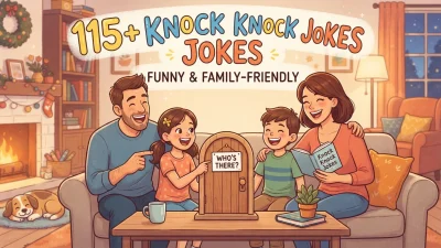 Funny and family-friendly knock knock jokes for kids, adults, families, parties, and everyday laughs