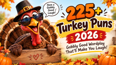 225+ funny turkey puns with gobbly good wordplay for 2026