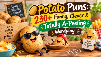 230+ funny, clever, and totally a-peeling potato puns