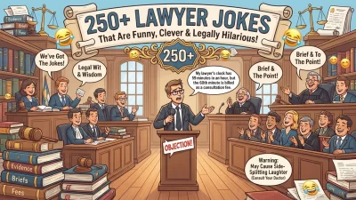 250+ funny and clever lawyer jokes that are legally hilarious