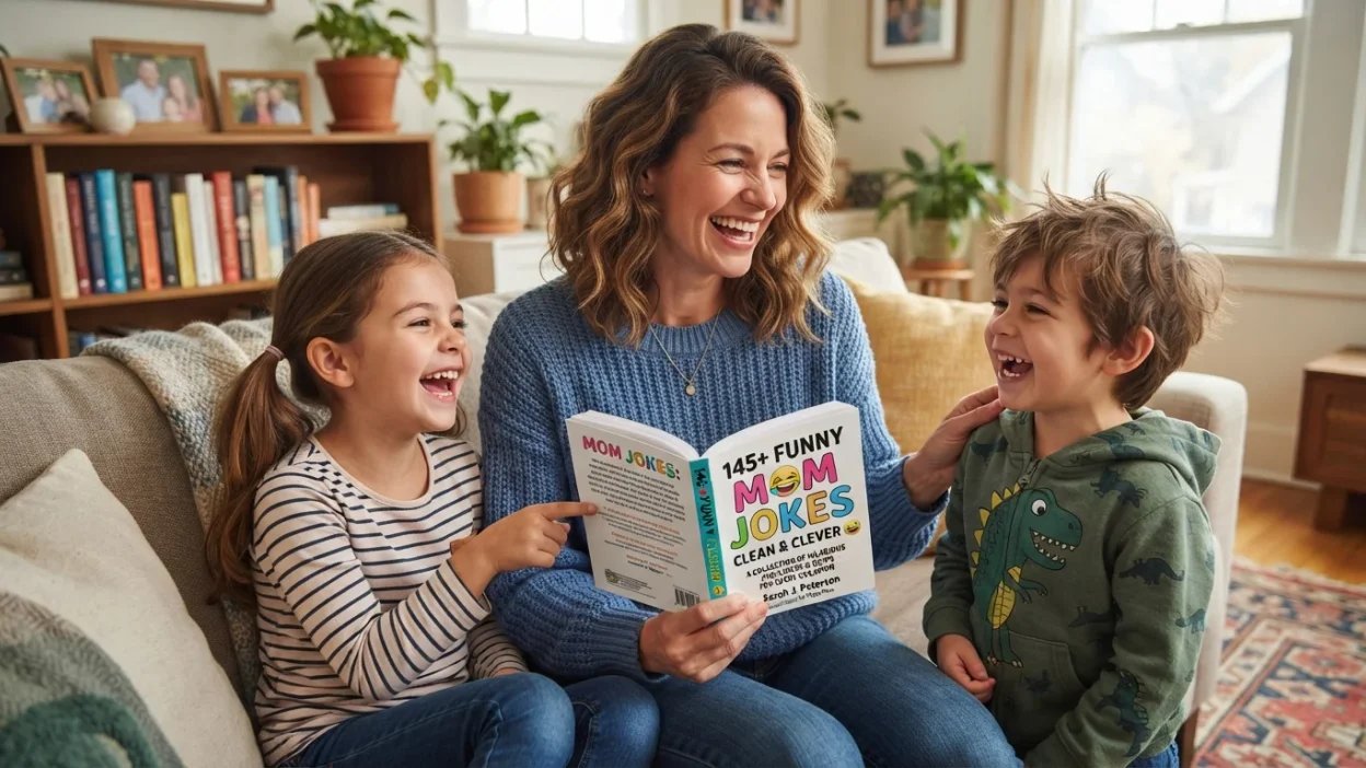 Funny mom jokes that are clean and clever, with playful family-friendly humor for laughs and smiles