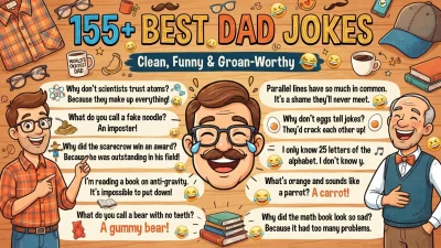 Best dad jokes that are clean, funny, and groan-worthy for family-friendly laughs and playful moments