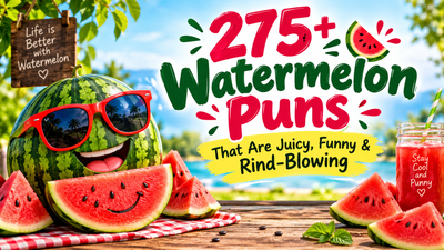 275+ Watermelon Puns That Are Juicy, Funny & Rind-Blowing